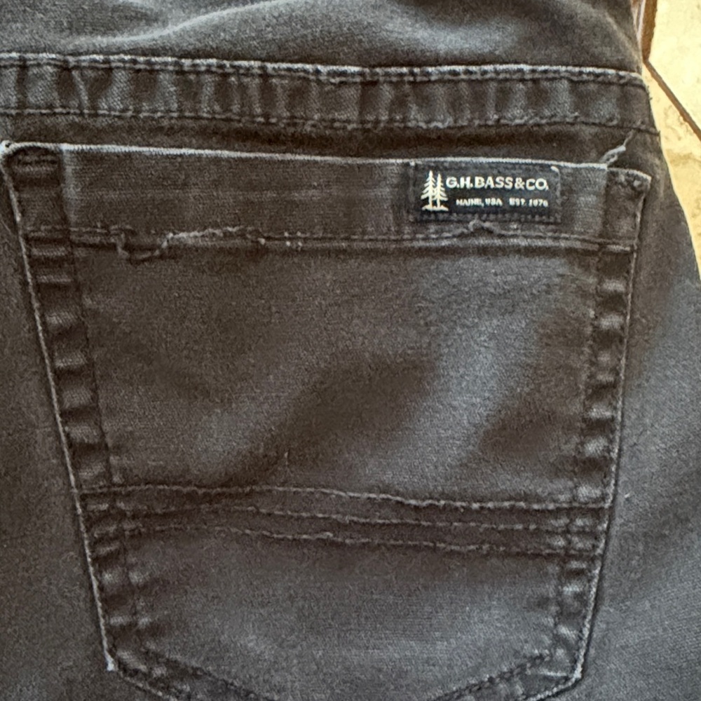 G.H. Bass & Co. Dark Gray Denim Pants - Picture 4 of 9